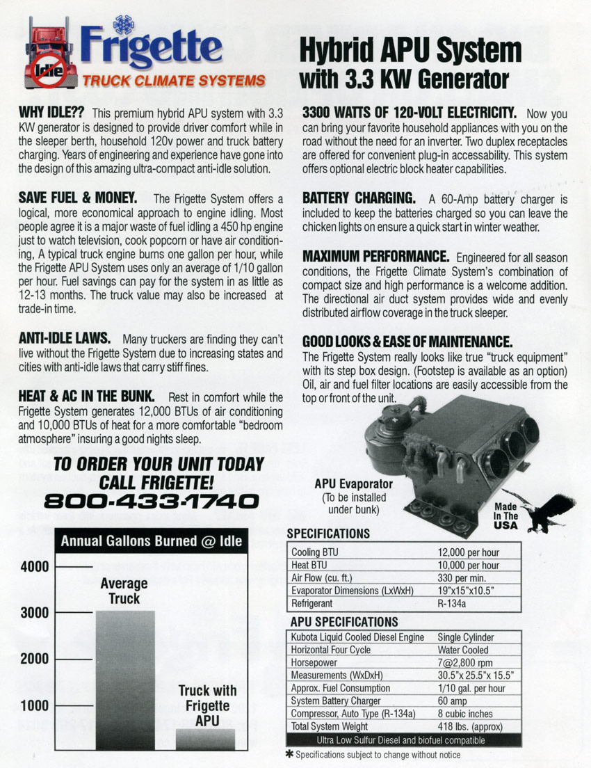 Frigette Truck Climate Systems Climate Control Products for a World